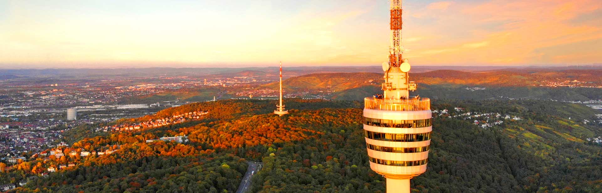 li2pps Darstellung Stuttgart von Oben mit dem Fernsehturm